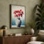 Maple Leaves In White Vase Botanical - Print-136736100-136736102