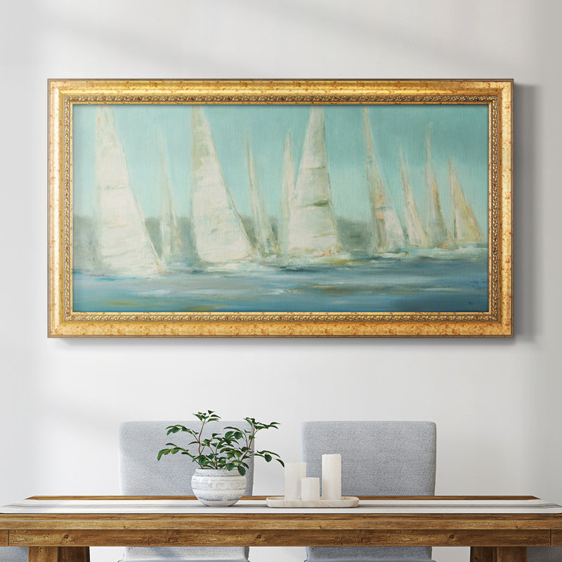 Summer Sails - Reproduction de photo sur toile simple, H 29 po x l 53 po x P 2,5 po