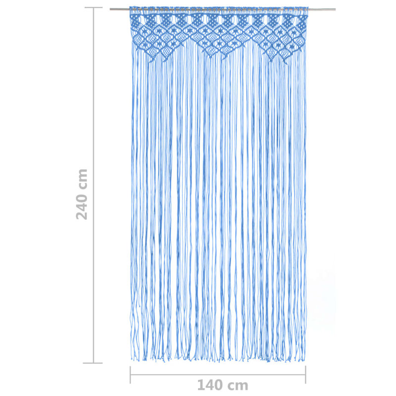 Laster Sheer Curtain Single Panel, Blue