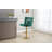 Swivel Upholstered Adjustable Height Counter Stool with Metal Frame-1844316024