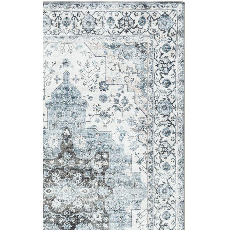 Mikali Performance Machine Washable Oriental Rug, Runner 2'6" x 10'