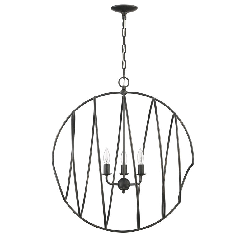 Grand lustre industriel 3 lumières Lacey-Lou