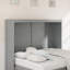 Lit escamotable à armoire murale de style commode, peu encombrant, sans sommier tapissier-1240098439-1240098438