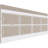 H 94.5'' W x 0.625'' D PVC Wainscot Paneling Kit-69956274