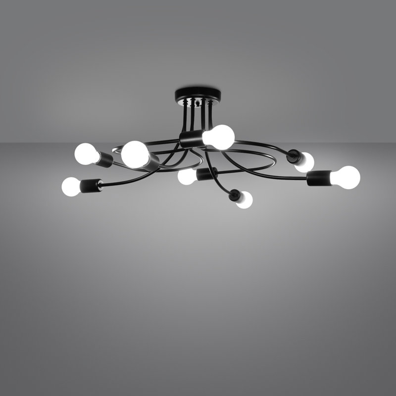 Chandelier, 28cm H x 58cm W x 58cm D, 8 Lights