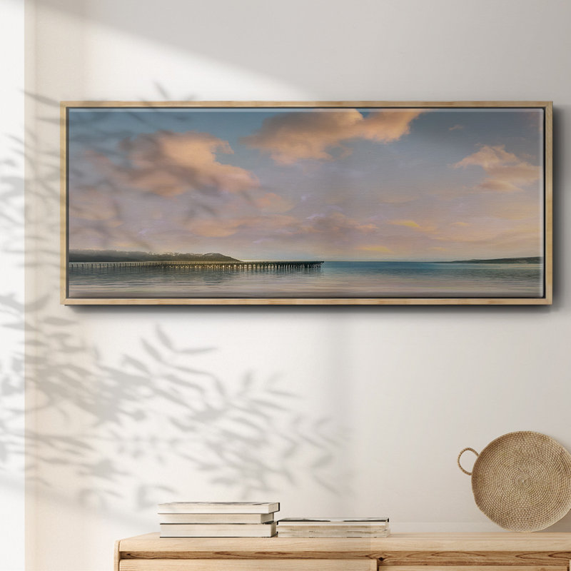 Toile encadrée pastel, H 20 po x l 50 po