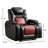 Meagann 37.4'' Wide Modern and Overstuffed Breathable Leather Dual Motor Power Recliner with Adjustable Headrest and Cup Holder-1237233959