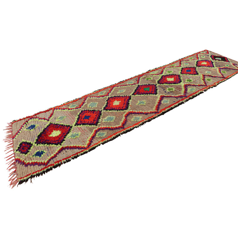 One-of-a-Kind 3'3”x13' Hand Knotted Area Rug