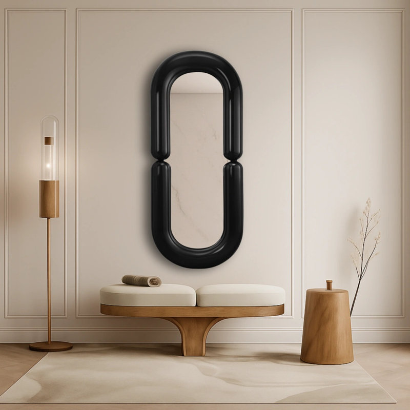 Mustache Mirror, Black