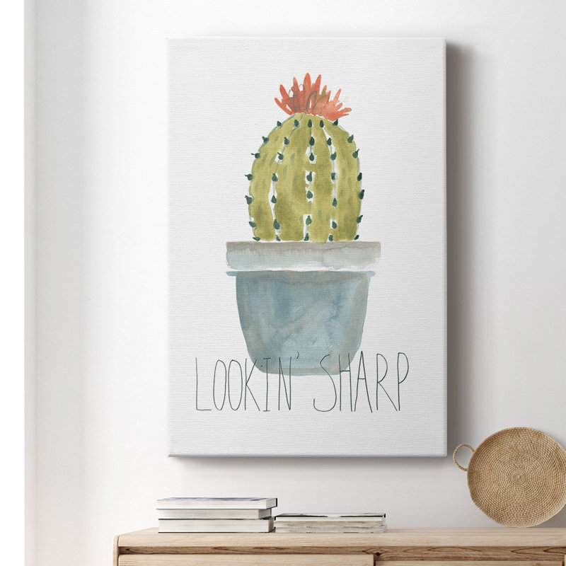 «Punny Plant II», reproduction sur toile tendue, L 40 po x H 60 po