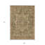 Tapis intérieur / extérieur vert lavable 9 'x 12' Medallion