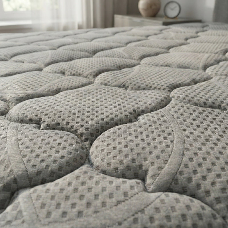 Alwyn Home Kripinski 8" Queen Firm Hybrid Mattress with Individually Wrapped Coils & Edge Support, Queen, 8"