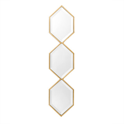 Saronno Slim Wall Modern & Contemporary Beveled Accent Mirror