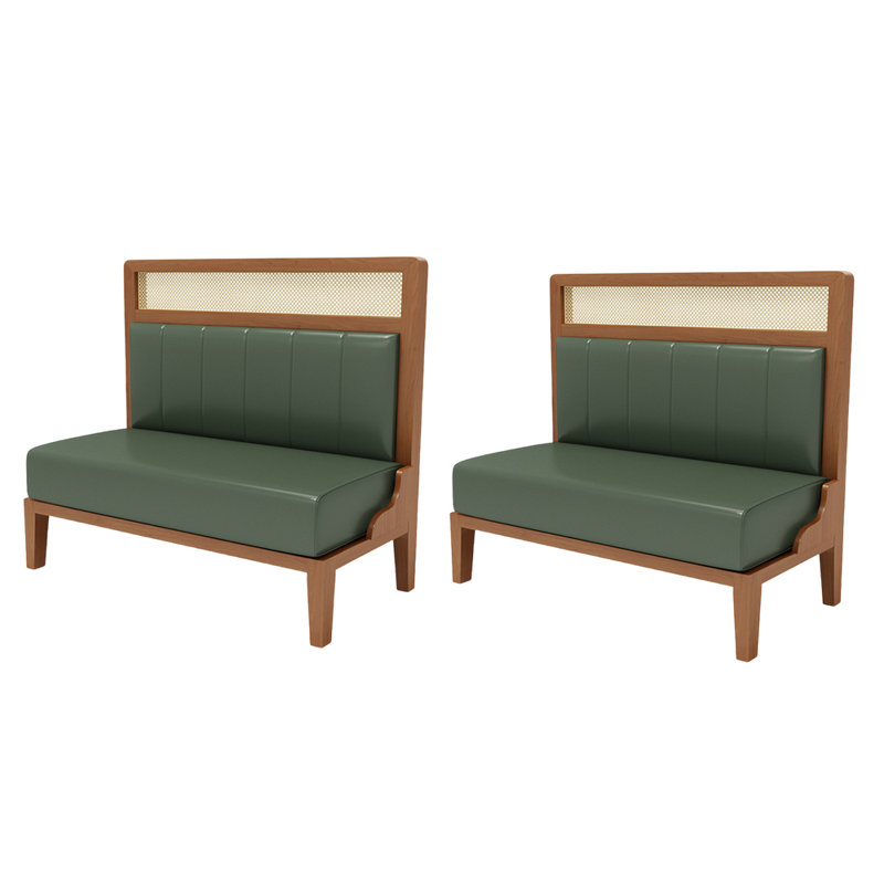 Banc rembourré en similicuir Casual Cafe