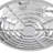 17.7'' Hidden Blade Ceiling Fan with LED Light and Remote Control