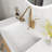 36" Wall-Mounted Floating Bathroom Vanity With Rectangular Integrated Basin