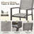 Rectangular 6 - Person 59.06'' Long Patio Dining Set-711016390