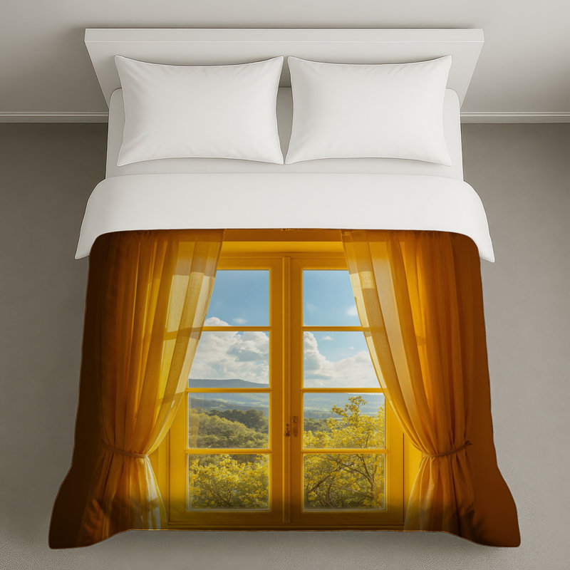 Housse de couette pour fenêtre ensoleillée, Queen