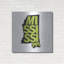  «Mississippi 2» par Art Licensing Studio, art mural en métal, 36 po x 36 po-988135227