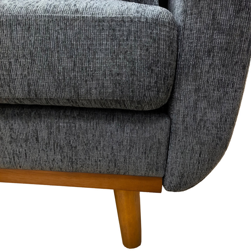 Canapé 67,7 po Mid-Century, Blue Grey