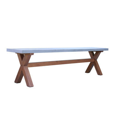 Banc de pique-nique en bois Fleur