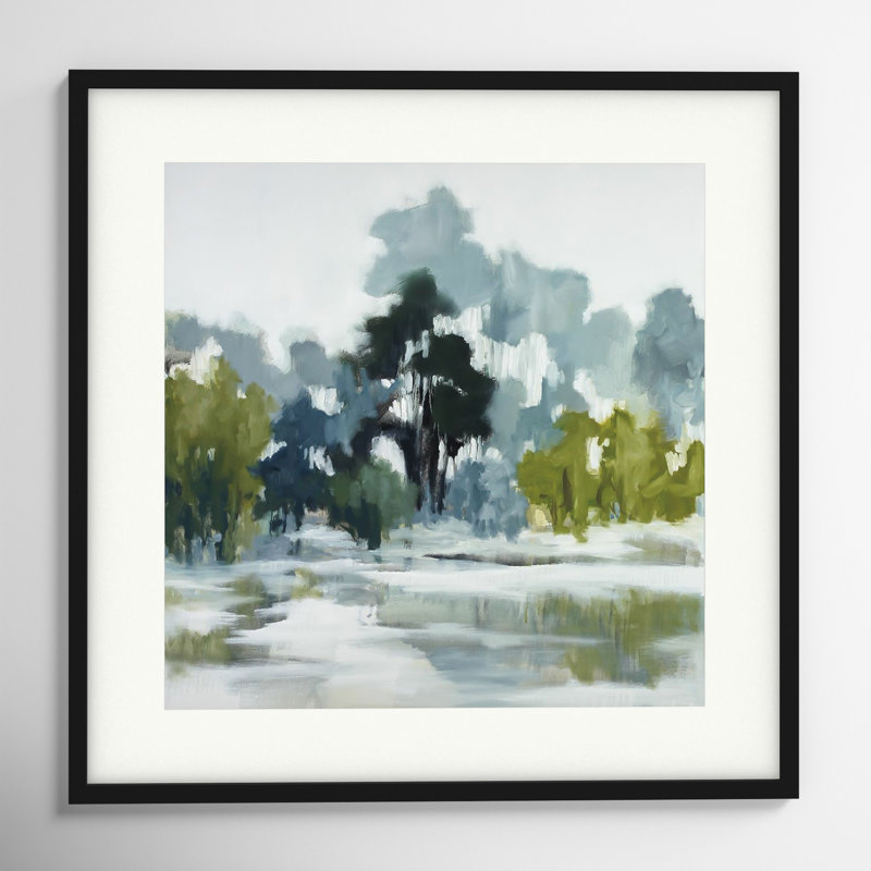 Reflections by Jacqueline Ellens, 33" H x 33" W, Black Framed Paper