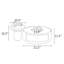 Table basse moderne en bois minimaliste