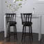 Tabouret de bar pivotant rembourré Asharn, noir-17684208-46321956