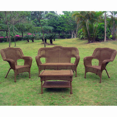 Arved 4 - Person Patio Conversation Set