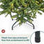 Arbre de Noël épinette vert pré-éclairé-430516407