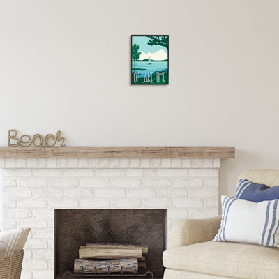 Au-505-Giclee " On Lake Time Modern Nature Scenery "