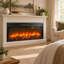 Rosalind Wheeler Black Electric Fireplace Insert-1371809534