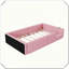 Lit simple plateforme tapissier