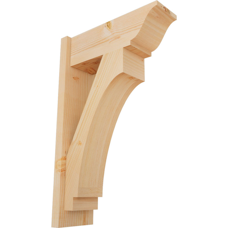 Persienne impériale traditionnelle, Sapin Douglas de 7 1/2 po (lisse), P 46 po x H 46 po