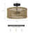 Nevarez Semi Flush Mount