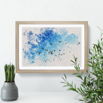 Flying Pigeons - Picture Frame Painting