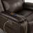 Zero Wall Genuine Leather Power Recliner With Power Headrest-2126417775