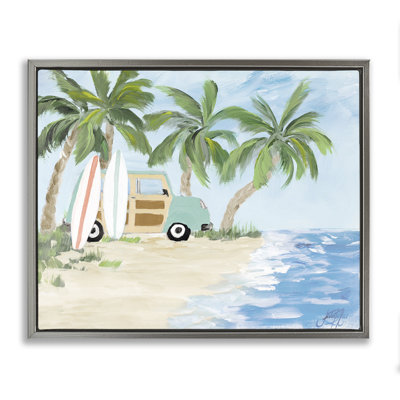 Toile tropicale encadrée par Julie DeRice