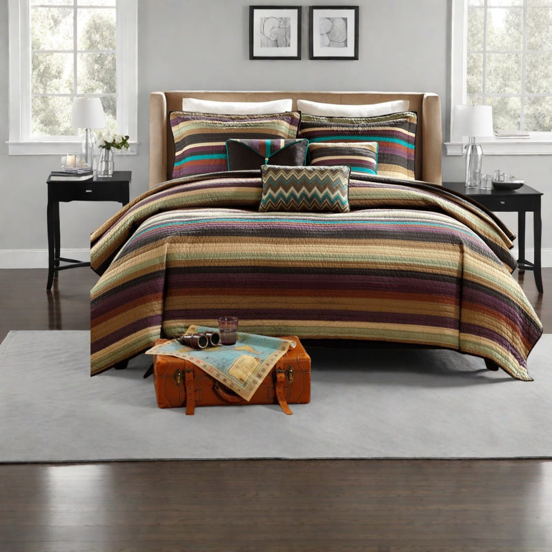 Reversible Bedding Sets Cotton Filled Microfiber Rustic Home