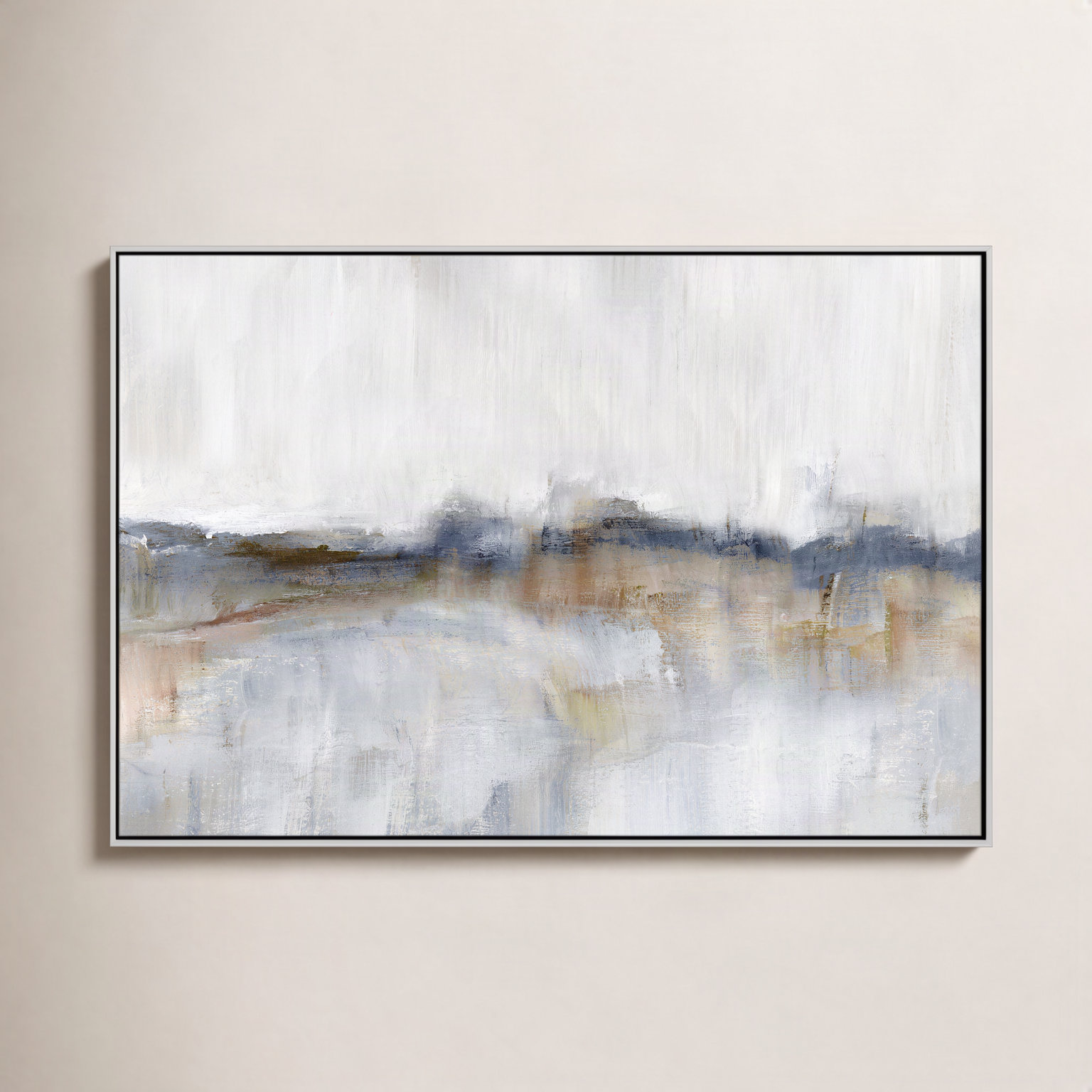 Autumnal Tide Print by Nan, 41.5''H x 61.5''W, Silver