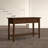Eftim 2-drawer Solid Wood Sofa Console Table with Shelf