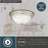 Humayraa Glass LED Flush Mount-704570306