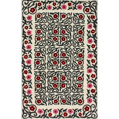 Jacieon Floral Indoor Rug