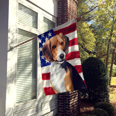 Polyester à 2 côtés 28 x 40 po drapeau maison