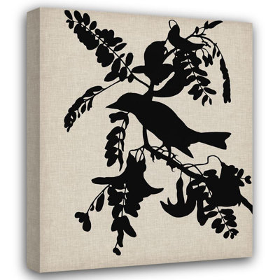 Alcott Hill® Vision Studio Gallery Wrapped Canvas Art Titled: Audubon Silhouette V