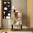 French abstract art patterns decorative cabinet