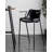 Modern And Simple Saddle Leather Backrest Bar Stools