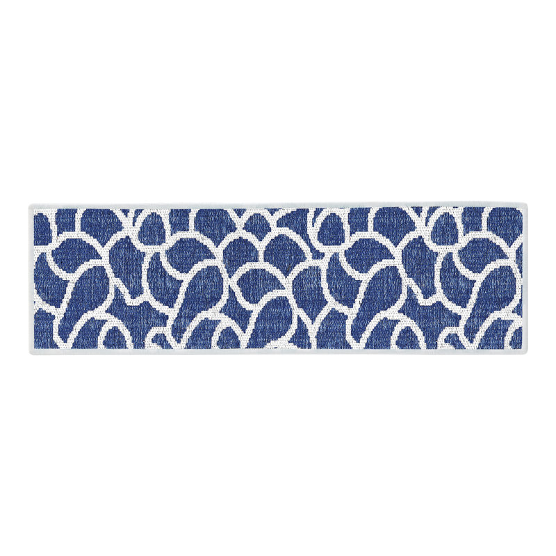 Tapis de marche intérieur antidérapant 9 po x 28 po Stone Design, Marine