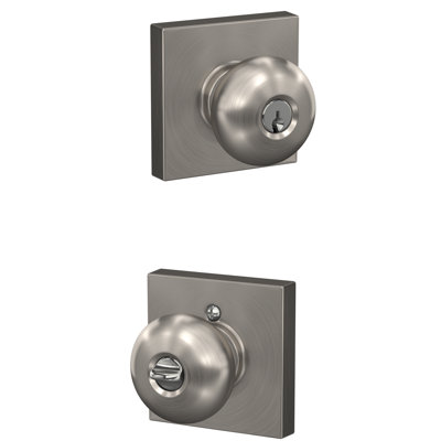 Plymouth Keyed Entry Knob with Collins Trim