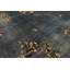 Antique Oversized Blue Color Chinese Medallion Pattern Knotted Pile Rug